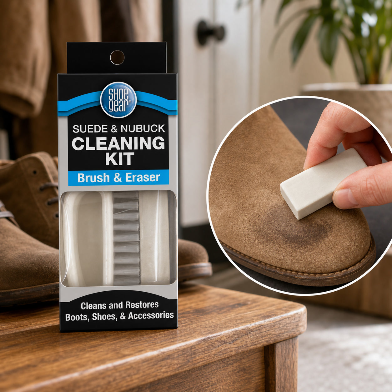 Sneaker Care Suede - Süet ve Nubuk Ayakkabı Bakım Seti,