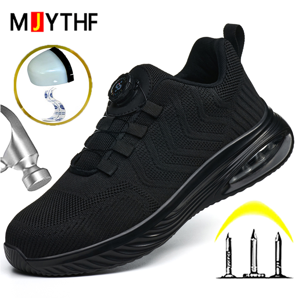 Sneakers Care - Döner düğmeli güvenlik ayakkabıları erkek hava