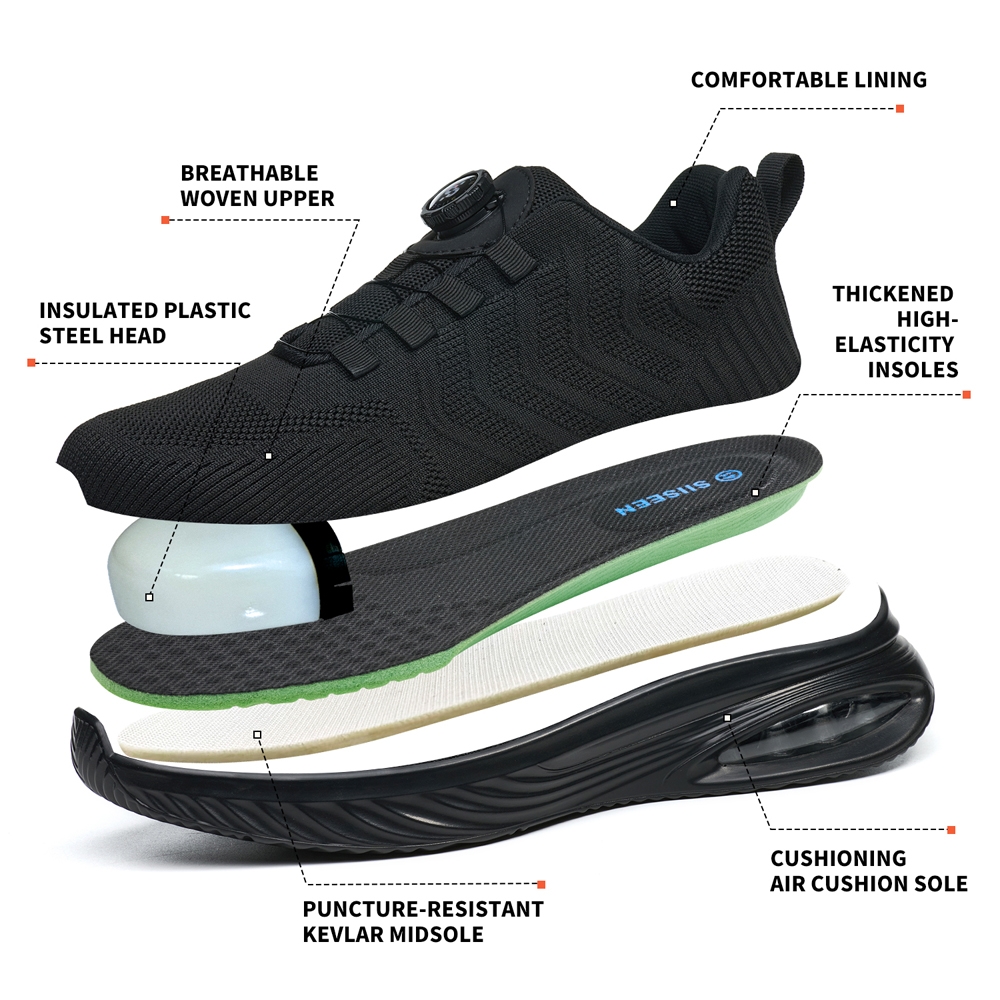 Döner düğmeli güvenlik ayakkab - Sneakers Care incelemesi ve fiyatı